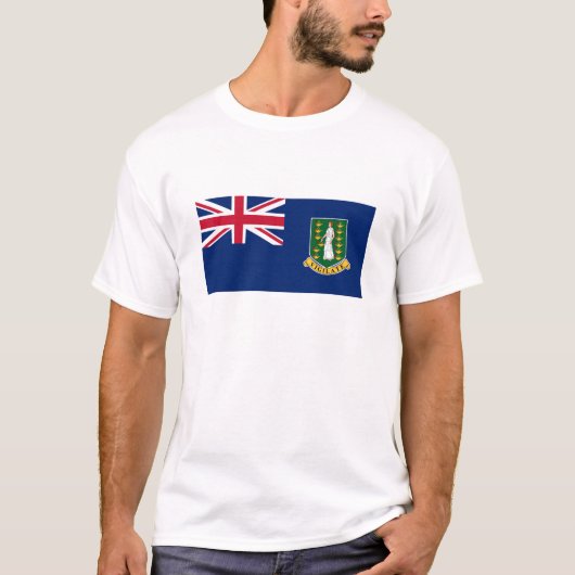 T-shirt Drapeau des îles Vierges britanniques (Devant)