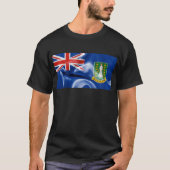 T-shirt Drapeau des îles Vierges britanniques (Devant)