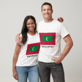 T-shirt Drapeau des Maldives (Unisexe)
