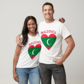 T-shirt Drapeau des Maldives (Unisexe)