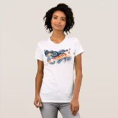 T-shirt Drapeau des Marshall Islands (Devant entier)