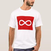 T-shirt Drapeau des Métis (Devant)
