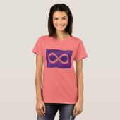 T-shirt Drapeau des Métis Femmes Tee Organic First Nation  (Devant entier)