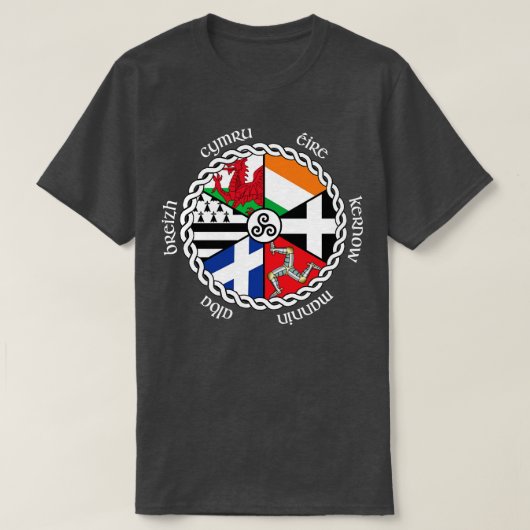 T-shirt Drapeau des nations celtes 1 (Design devant)