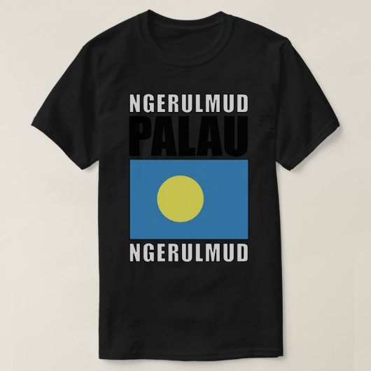 T-shirt Drapeau des Palaos (Design devant)