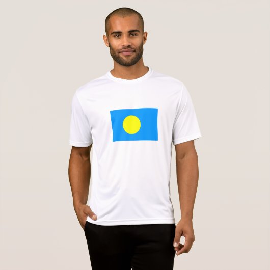T-shirt Drapeau des Palaos (Devant entier)