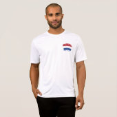 T-shirt Drapeau des Pays-Bas (Devant entier)