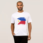T-shirt drapeau des Philippines (Devant entier)