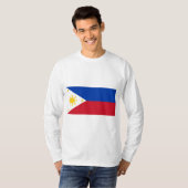 T-shirt Drapeau des Philippines (Devant entier)