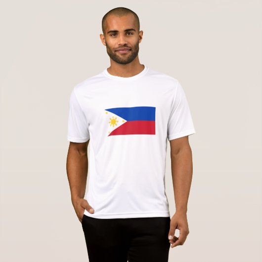 T-shirt Drapeau des Philippines (Devant entier)
