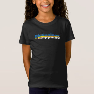 T-Shirt Drapeau des Philippines Fierté - Art Typographique