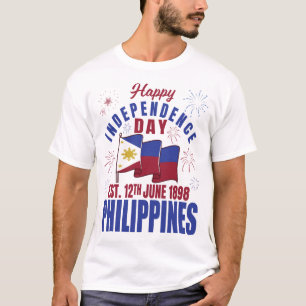 T-shirt Drapeau des Philippines Pinoy Fête de l'indépendan