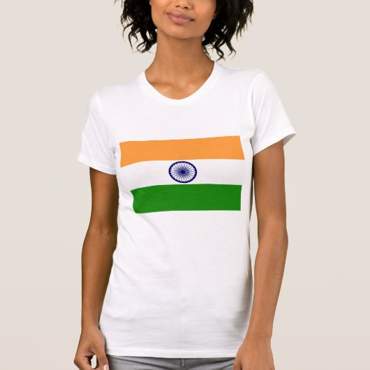 T-shirt Drapeau des produits de l'Inde (Devant)