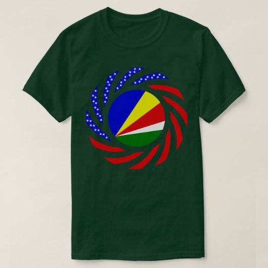 T-shirt Drapeau des Seychelles (Design devant)