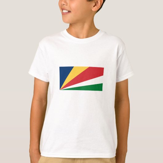 T-shirt Drapeau des Seychelles (Devant)