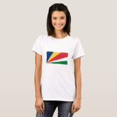 T-shirt Drapeau des Seychelles (Devant entier)