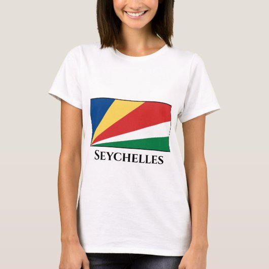T-shirt Drapeau des Seychelles (Devant)