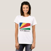 T-shirt Drapeau des Seychelles (Devant entier)