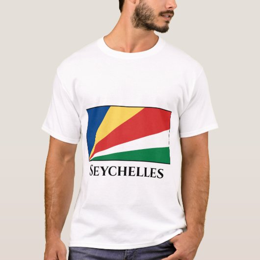 T-shirt Drapeau des Seychelles (Devant)