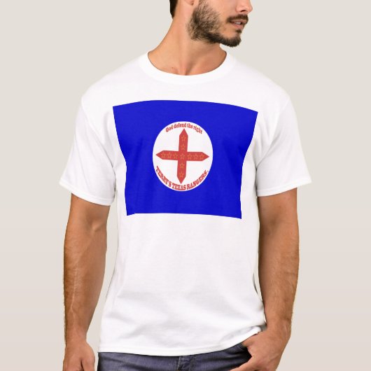 T-shirt Drapeau des Texas Rangers de Terry (Devant)