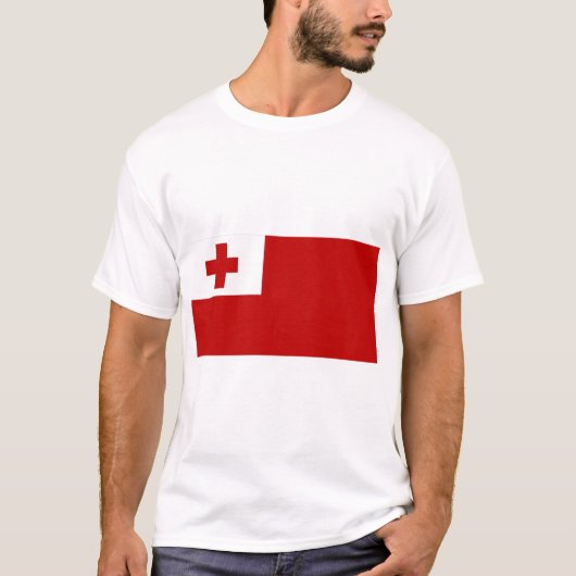 T-shirt Drapeau des Tonga (Devant)