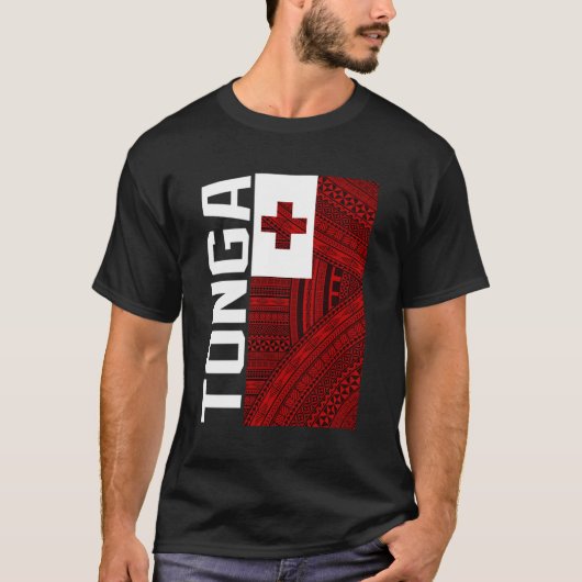 T-shirt Drapeau des Tonga (Devant)