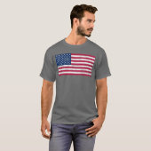 T-shirt Drapeau des USA (Devant entier)