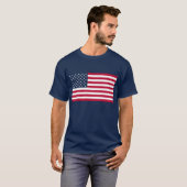 T-shirt Drapeau des USA (Devant entier)