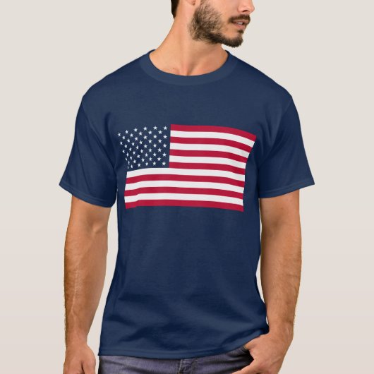 T-shirt Drapeau des USA (Devant)