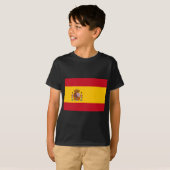 T-shirt drapeau d'espagne (Devant entier)