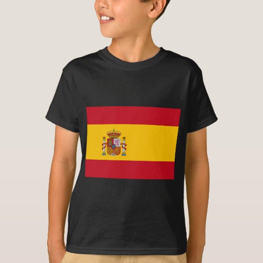 T-shirt drapeau d'espagne (Devant)