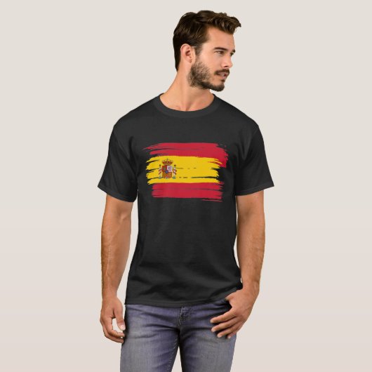 T-shirt Drapeau d'Espagne (Devant entier)