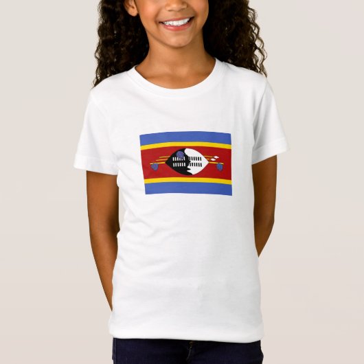 T-Shirt Drapeau d'Eswatini (Devant)