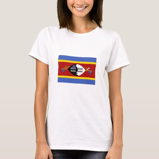 T-shirt Drapeau d'Eswatini (Devant)