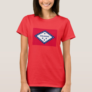 T-shirt Drapeau d'État Arkansas
