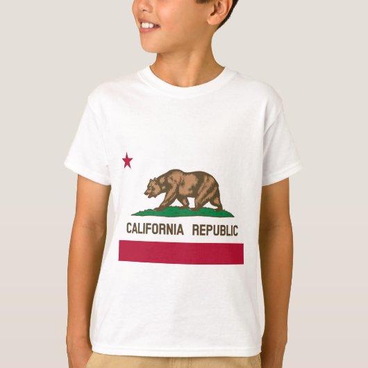 T-shirt Drapeau d'État de Californie (Devant)