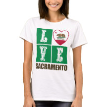 Drapeau d'État de Californie Coeur Sacramento