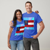 T-shirt Drapeau d'État de Géorgie Unisex (Unisexe)