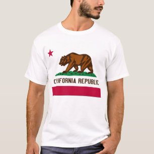 T-shirt Drapeau d'état de la Californie