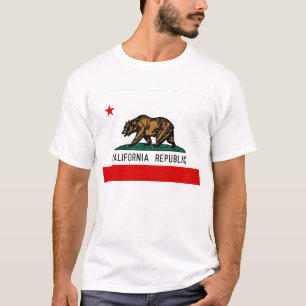 T-shirt Drapeau d'état de la Californie