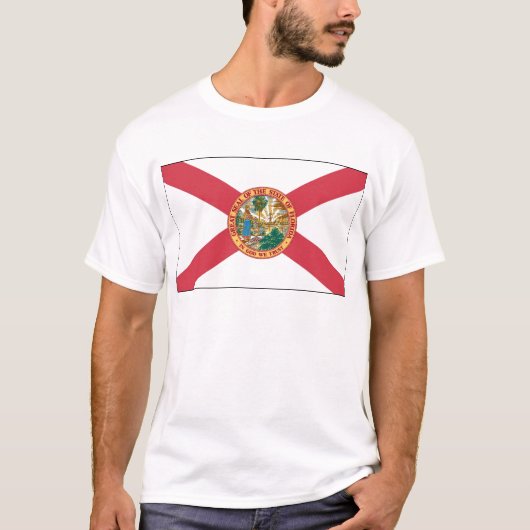 T-shirt Drapeau d'état de la Floride (Devant)