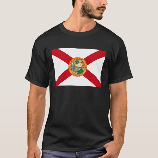 T-shirt Drapeau d'état de la Floride (Devant)