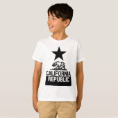 T-shirt Drapeau d'État de la RÉPUBLIQUE DE CALIFORNIE (Devant entier)
