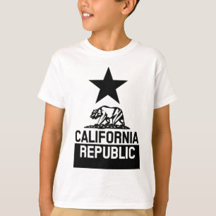 T-shirt Drapeau d'État de la RÉPUBLIQUE DE CALIFORNIE
