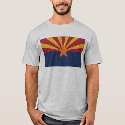 T-shirt Drapeau d'état de l'Arizona (Devant)