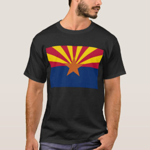 T-shirt Drapeau d'État de l'Arizona