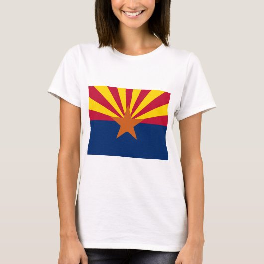 T-shirt Drapeau d'État de l'Arizona (Devant)