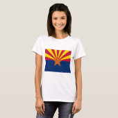 T-shirt Drapeau d'État de l'Arizona (Devant entier)