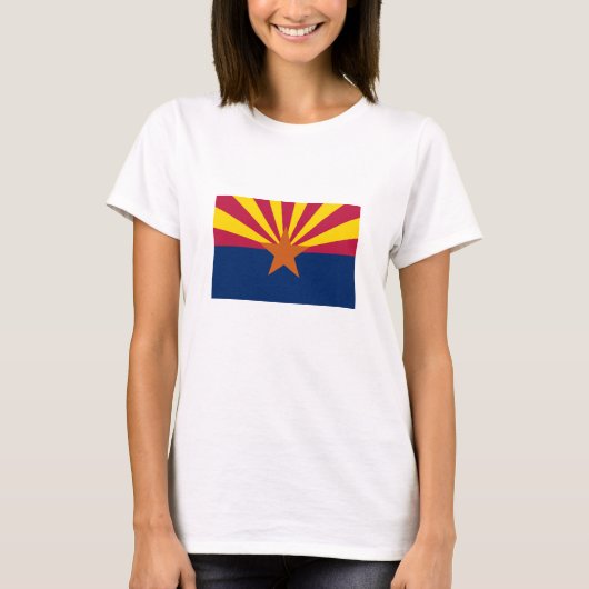 T-shirt Drapeau d'État de l'Arizona (Devant)