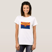 T-shirt Drapeau d'État de l'Arizona (Devant entier)